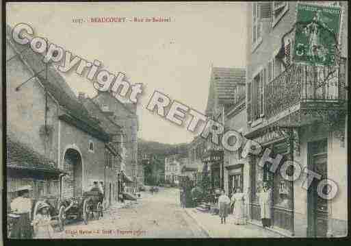 Ville de BEAUCOURT Carte postale ancienne